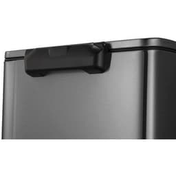 Poubelle à Pédale tri sélectif E-cube 28+18L EKO Acier noir - Image 4