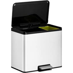 Poubelle à pédale Essential Recycler Step Bin 20+9 L blanc - Image 2