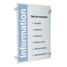 Crystal Sign - Plaque de porte A3 Portrait - Image 2