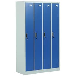 Vestiaire industrie propre 4 colonnes - A monter - Manutan - Image principale