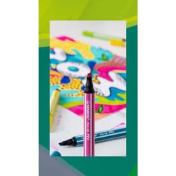 Etui de 12 feutres pointe biseautée STABILO Pen 68 MAX ARTY - Image 4