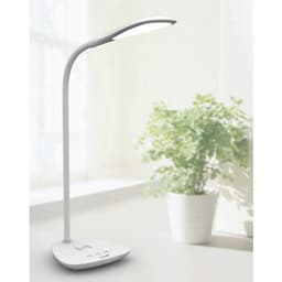 Lampe de bureau avec recharge de téléphone TOM QI, Tête coloris : Blanc - Image 5