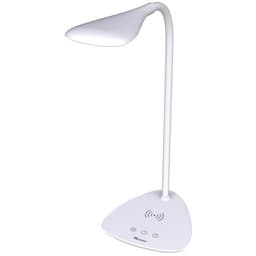 Lampe de bureau avec recharge de téléphone TOM QI, Tête coloris : Blanc - Image principale