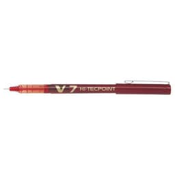 Stylo Roller Hi-Tecpoint V7 Pilot pointe aiguille 0.7 mm - rouge - Image principale