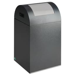 Poubelle tri anti-feu - 43 L - Antique trappe anthracite - Image principale