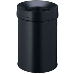 Poubelle en métal antifeu - 15 L, Coloris : Noir - Image principale