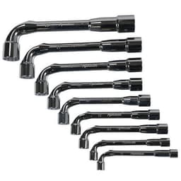 Jeu de 9 clés à pipe débouchées 6x12 pans - Manutan - Image principale