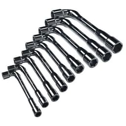 Jeu de 9 clés à pipe débouchées 6x12 pans - Manutan - Image 4