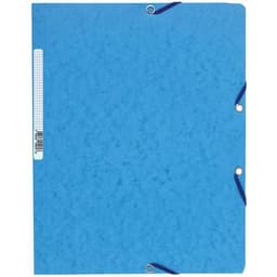 Chemise élastique sans rabat carte lustrée 400gm² A4 violine (lot de 25) - Image principale