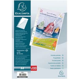 Etui carton de 100 pochettes ouverture haut-côté format A4 - Image principale