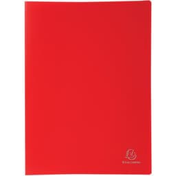 Lot 25 Protège-documents rouge PP souple opaque 20 vues A4 - Image principale