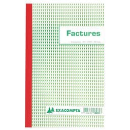 Lot de 10 Manifold factures 21x13,5cm 50 feuillets tripli autocopiants - Image principale