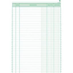 Lot de 5 Manifold recettes dépenses 29,7x21cm 50 feuillets - Image 2