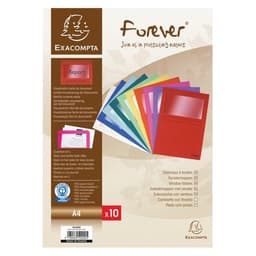 Lot de 10 Paquet 10 chemises à fenetre forever® - 22x31cm - Image principale