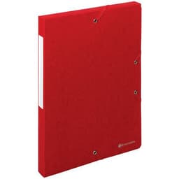 Lot de 10 boîtes exabox dos 25mm carte lustrée scotten A4 Rouge - Image principale