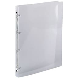 Lot de 20 classeurs 4 anneaux 15 mm polypropylène crystal - a4 Cristal - Image principale