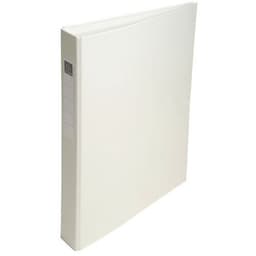 Lot de 10 classeurs rembordé PP 4 anneaux ronds de 25mm sur 3eme Blanc - Image principale