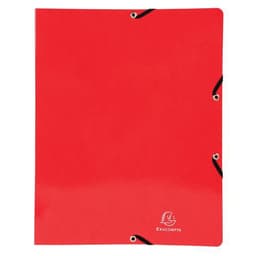 Set 20 classeurs à élastiques 4 anneaux iderama A4 assorties - Image principale