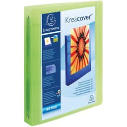 Classeur 4 anneaux 30mm PP chromaline krea cover A4 maxi - Image 3