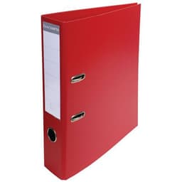 Lot de 10 classeurs à levier pvc a4 dos de 70mm Rouge - Image principale