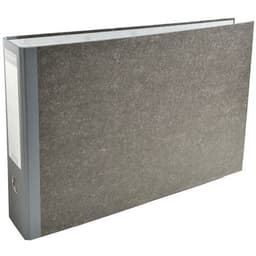 Lot de 4 Classeur à levier marbre gris dos de 80mm A3 horizontal - Image principale
