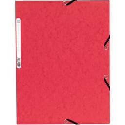 Chemise à élastique 3 rabats carte lustrée 355gm² A4 - Image 3