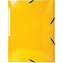 Lot de 25 chemises 3 rabats maxi capacity 425gm² iderama A4 Jaune - Image principale
