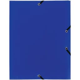 Lot de 30 chemises à élastique 3 rabats PP 4/10e opaque eco A4 Bleu - Image principale