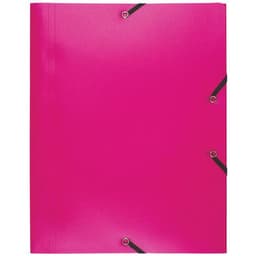Lot de 30 chemises à élastique 3 rabats PP 4/10e opaque eco A4 Fuschia - Image principale