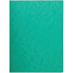 Lot de 25 chemises simple sans élastique avec 3 rabats 400gm² A4 Vert - Image principale