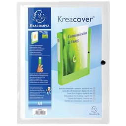 Boite de classement à pression dos 40mm PP 7/10e krea cover - Image 2