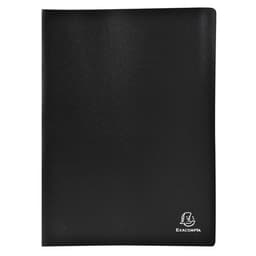 Lot de 8 Protège-documents en PP souple opaque 200 vues A4 Noir - Image principale