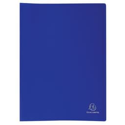 Lot de 8 Protège-documents en PP souple opaque 200 vues A4 Bleu clair - Image principale