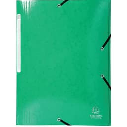 Lot de 25 chemises 3 rabats maxi capacity 425gm² iderama A4 Vert foncé - Image principale