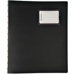 Lot de 6 Protège-documents à anneaux et pochettes 60 vues A4 Noir - Image principale