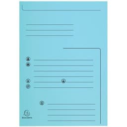 Paquet de 25 chemises 2 rabats super 250 contact - 24x32cm - Image 3
