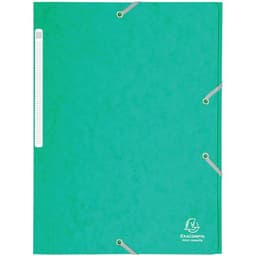 Chemise à élastiques maxi capacity carte lustrée 425gm²  A4 - Image 3