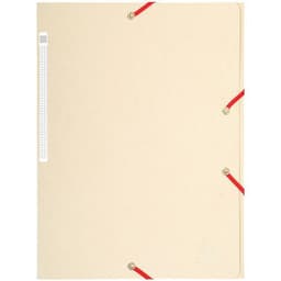 Lot de 25 chemises maxi capacity carte lustrée 425gm²  A4 Ivoire - Image principale