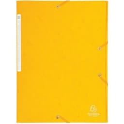Lot de 25 chemises maxi capacity carte lustrée 425gm²  A4 Jaune - Image principale