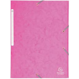Chemise à élastiques maxi capacity carte lustrée 425gm²  A4 - Image 2