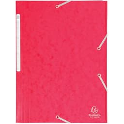 Lot de 25 chemises maxi capacity carte lustrée 425gm²  A4 Rouge - Image principale