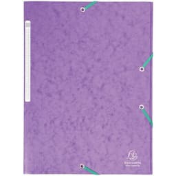 Lot de 25 chemises maxi capacity carte lustrée 425gm²  A4 Violet - Image principale