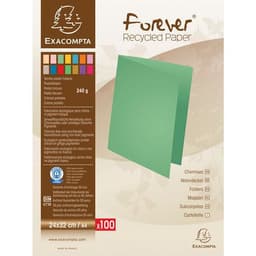 Lot de 5 paquets de 100 chemises forever® 250 recyclé  -24x32cm Orange - Image principale