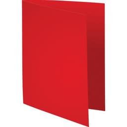 Lot de 5 Chemises foldyne 180 à bord décalé Rouge - Image principale