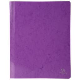 Lot de 25 chemises à lamelle pelliculée 355gm² iderama A4 Violet - Image principale
