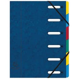 Trieur harmonika® à fenêtres avec élastiques 6 compartiments - Image principale