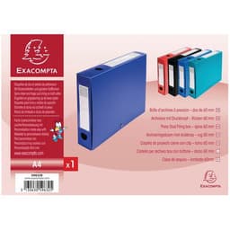 Boite de classement à pression dos 60mm PP 7/10e opaque A4 - Image principale