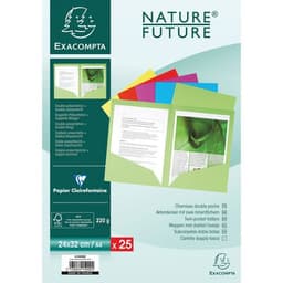 Paquet de 25 chemises rock''s 220 double A4 ou A3 24x32cm - Image principale