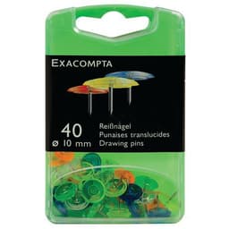Boîte de 40 punaises hauteur de pointe 7mm 10mm de diamètre - Image principale