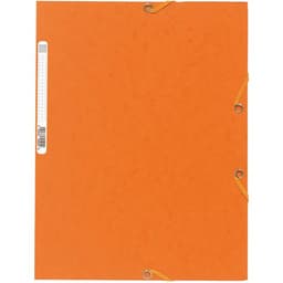 Chemise 3 rabats à élastiques carte lustrée 400G/M2 - A4 - Exacompta - Image 2